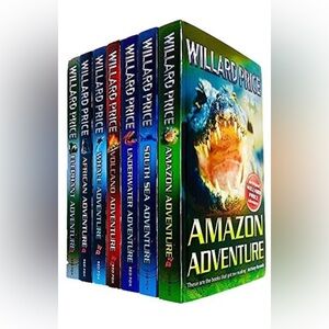Hal & Roger Hunt Adventures Book Series Books 1 - 7 Set by Willard Price NEW